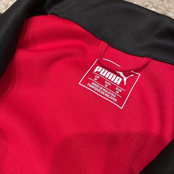 Preowned AC Milan red track jacket men size M in excellent condition - Picture 9 of 9